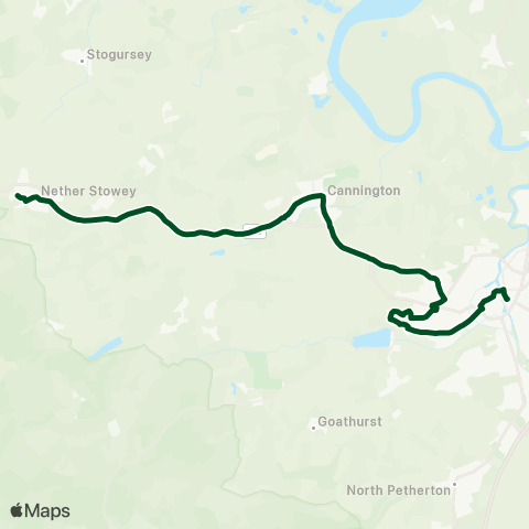 First Buses of Somerset Cemetery - Bus Station map