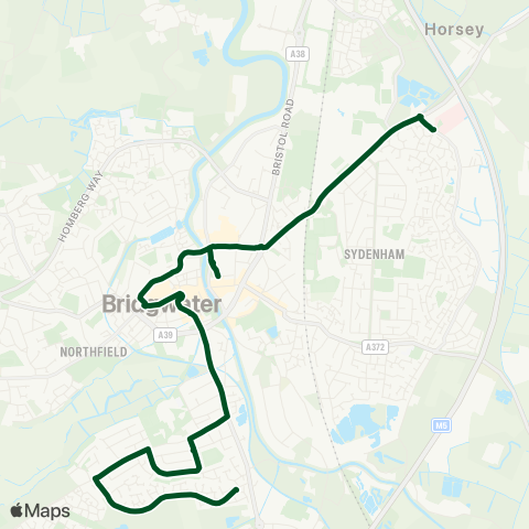 First Buses of Somerset Wills Road - Community Hospital map