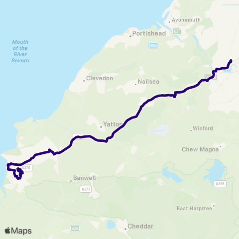 First Bristol Bath & the West Asda Store - Bus Station map