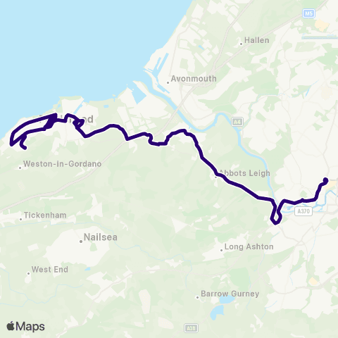 First Bristol Bath & the West Bus Station - Combe Road map