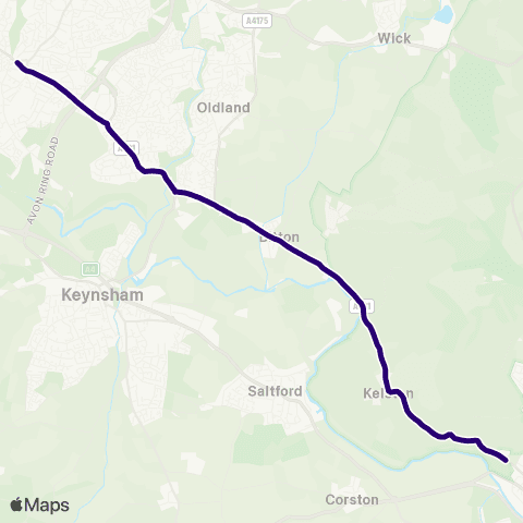 First Bristol Bath & the West Oldfield School - The Maypole map