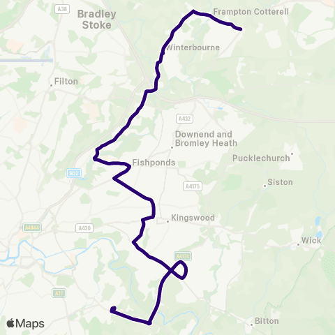 First Bristol Bath & the West Homestead Close - St Brendans Grounds map