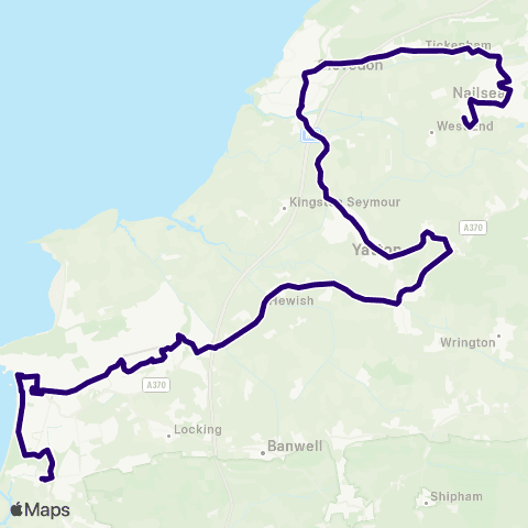 First Bristol Bath & the West Engine Lane - Interchange map