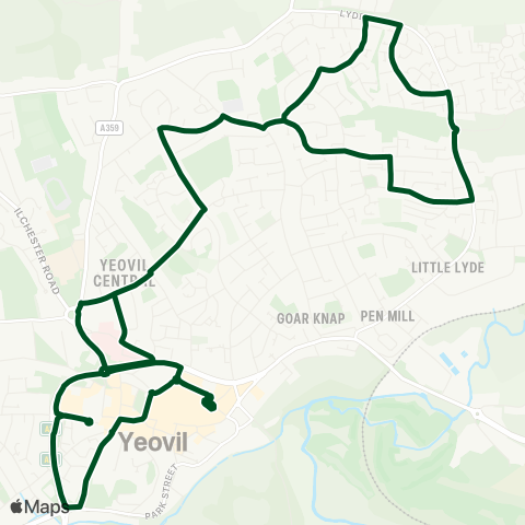 First Buses of Somerset Bus Station - Bus Station map