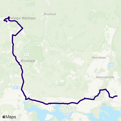 First Portsmouth Fareham & Gosport The Square - Havant College map