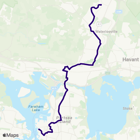 First Portsmouth Fareham & Gosport Civic Offices - Blackbird Close map