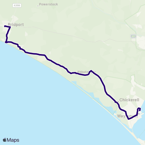 First Wessex Dorset & South Somerset Bus Station - Kings Statue map