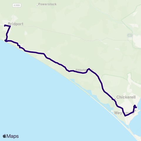First Wessex Dorset & South Somerset Holm Bush Car Park - Bus Station map