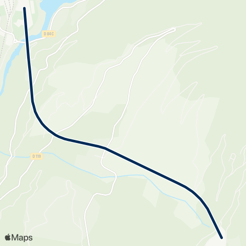 Funiculaire des Arcs Bourg-Saint-Maurice ↔ Arc 1600 map