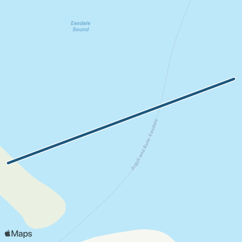 Argyll & Bute Council Ferries Ellenabeich - Easdale map