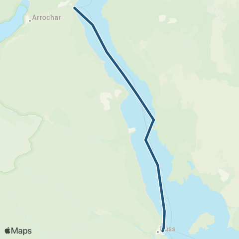 Cruise Loch Lomond Tarbet (Loch Lomond) Pier - Luss Pier map