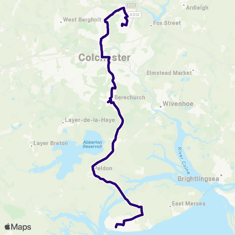 First Essex High Street - Highwoods Square map