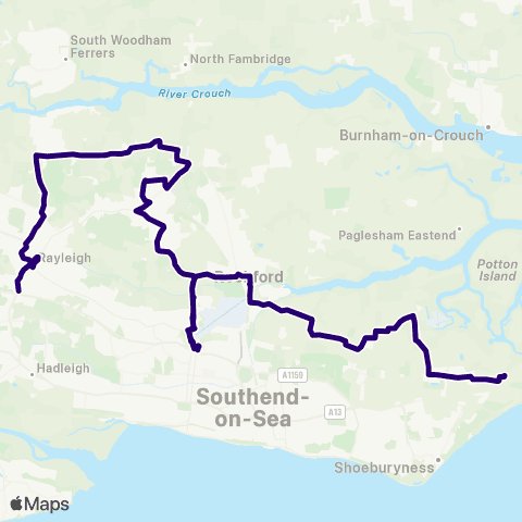 First Essex Landwick Cottages - The Weir map