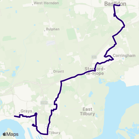 First Essex Bus Station - Bus Station map