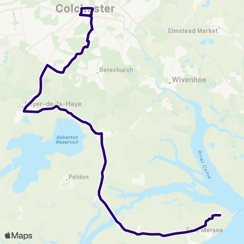 First Essex Ivy Lane - Osborne Street map