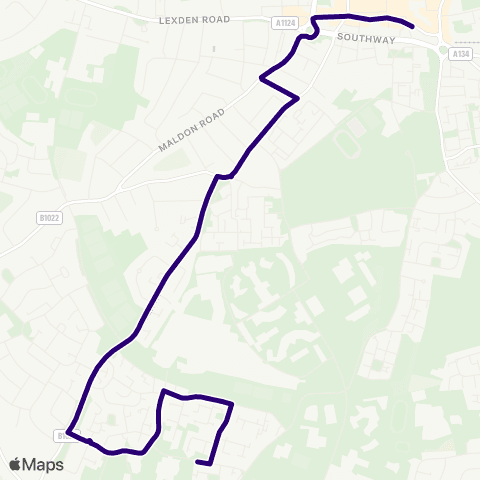 First Essex Osborne Street - Baronswood Way map