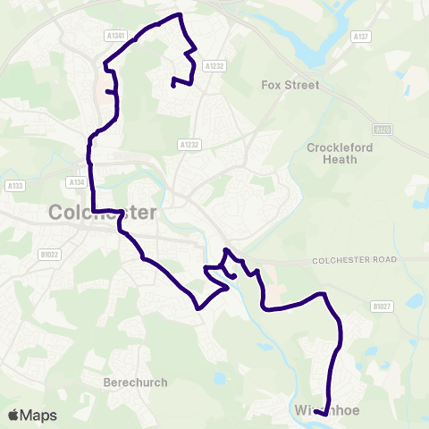 First Essex Railway Station - Highwoods Square map