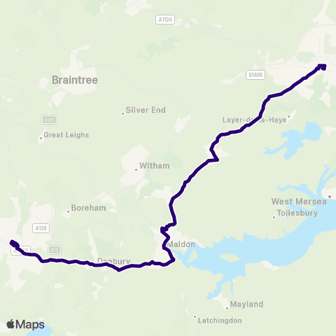 First Essex Bus Station - Osborne Street map