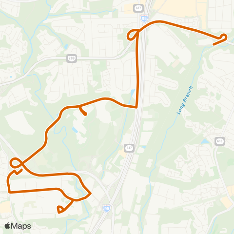 Fairfax Connector Boston Blvd - Saratoga map