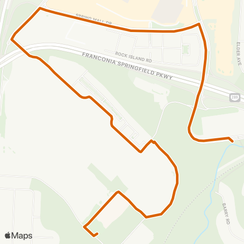 Fairfax Connector Tags Springfield Tsa map
