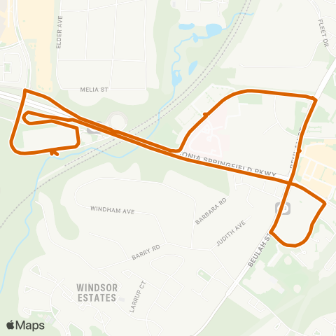 Fairfax Connector Tags Springfield Circ Metro Park map