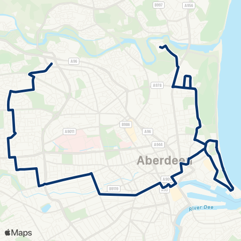 First Aberdeen Turning Circle - Aulton Court map