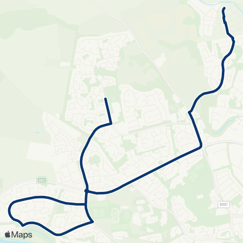 First Aberdeen Lee Crescent - Shielhill Drive map