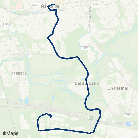 First Greater Glasgow Maxim Business Park - Bank Street map