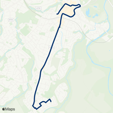 First Greater Glasgow Meadowside - Bus Station map