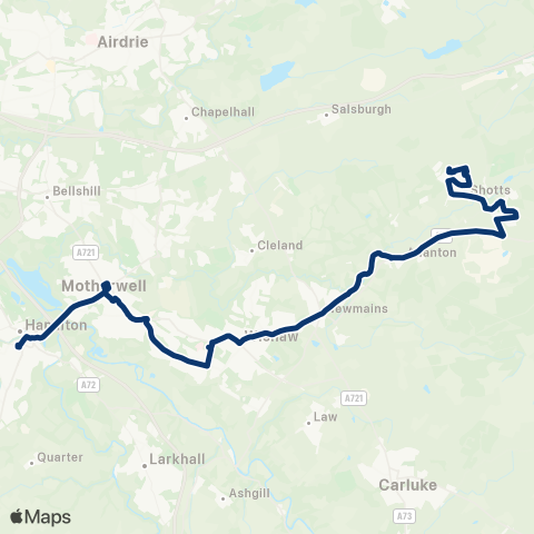 First Greater Glasgow Tilt Road - Bus Station map