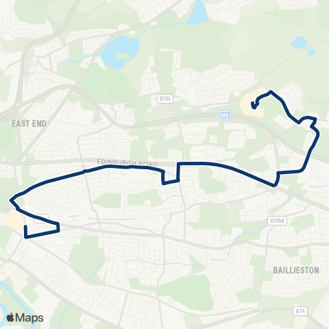 First Greater Glasgow Glasgow Fort - East Wellington Street map