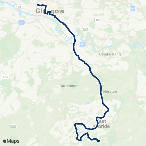 First Greater Glasgow Garnet Street - Langlands Drive map