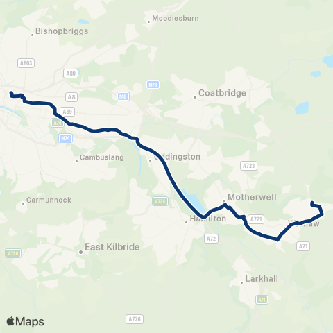 First Greater Glasgow Buchanan Bus Station - Tilt Road map