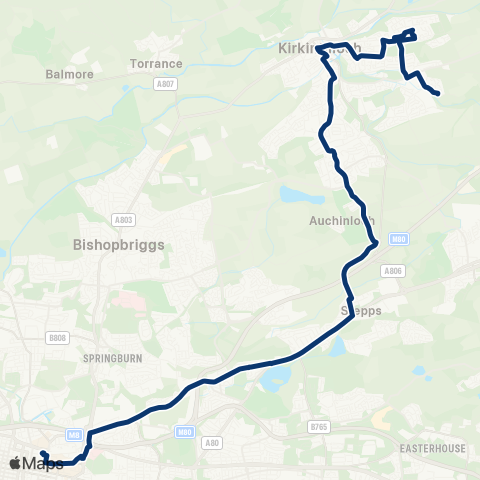 First Greater Glasgow Turning Circle - Buchanan Bus Station map