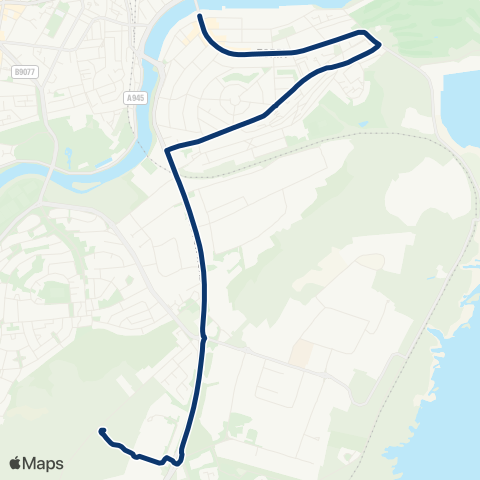 First Aberdeen Finnan Brae - Lochside Academy map