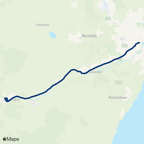 First Aberdeen Bridge Street - Bridge Street map