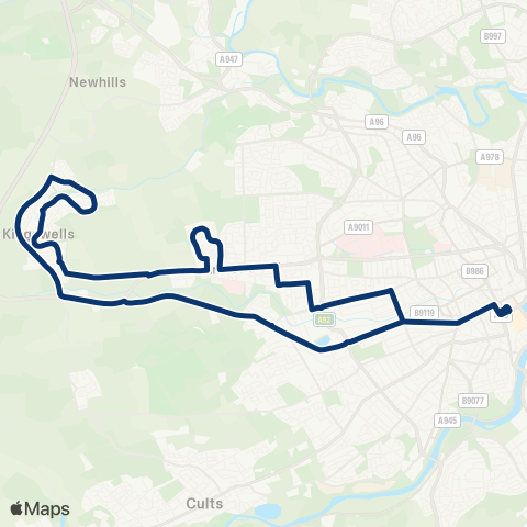 First Aberdeen Bridge Street - Bridge Street map