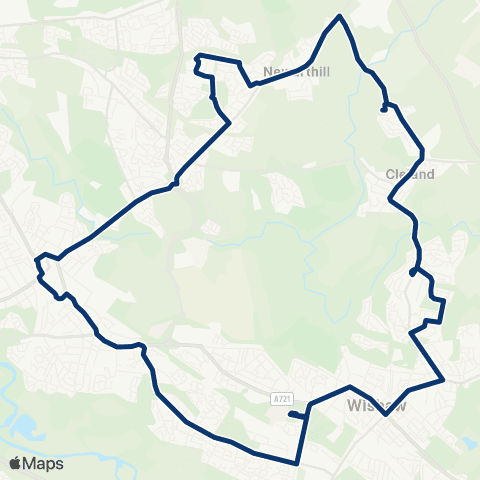 First Greater Glasgow Crosshill Street - Crosshill Street map