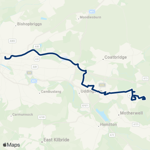 First Greater Glasgow Church Street - Buchanan Bus Station map