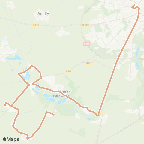 Filibus Pôle d'échange-Pont Tranchefetu map