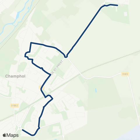 Filibus Croix Brisée-Collège Soutine map