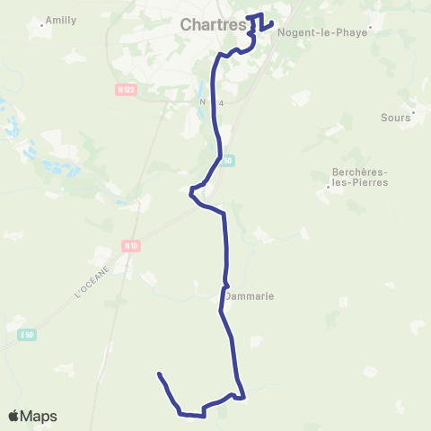 Filibus Les Bordes-Collège Victor Hugo map