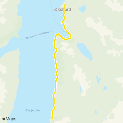 Snelandia Fruvika - Høgtun skole map