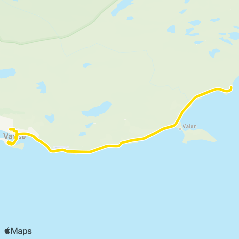 Snelandia Vadsø - Krampenes map