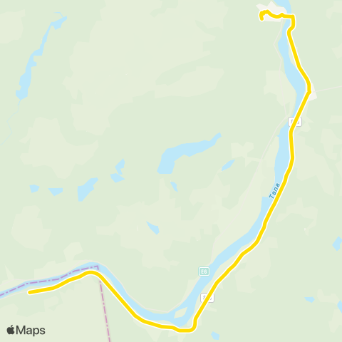 Snelandia Nuorgam - Tana bru map