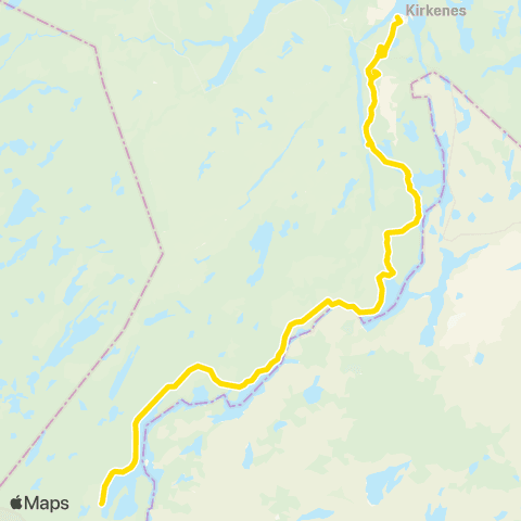 Snelandia Fleks Kirkenes - Vaggetem map