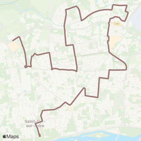 Fil bleu St Cyr Equatop - St Cyr Mairie map