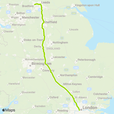 FlixBus Victoria Coach Sta - Leeds City Bus Sta map
