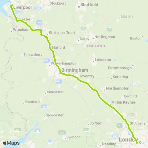 FlixBus Liverpool One Bus Sta - Victoria Coach Sta map