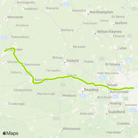 FlixBus Green Line Coach Station - Transport Hub map
